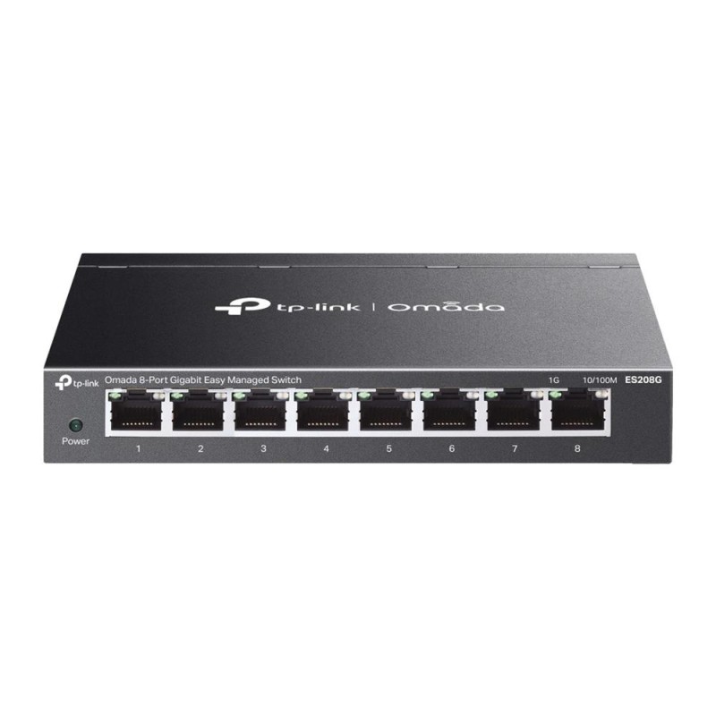 TP-Link Omada ES208G switch Gestionado L2 Gigabit Ethernet (10/100/1000) Negro