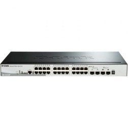 Switch D-Link Smart DGS-1510-28P 28 Puertos- RJ-45 10-100-1000 PoE- SFP