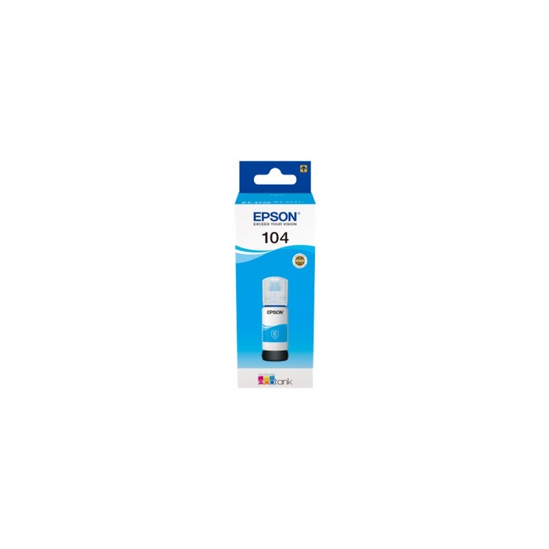 Cartucho ecotank epson 104 cian ink