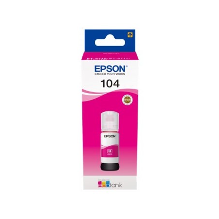 Cartucho ecotank epson 104 magenta ink