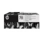 Cabezal impresion hp 711 c1q10a negro