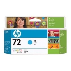 Cartucho tinta hp 72 cian c9371a