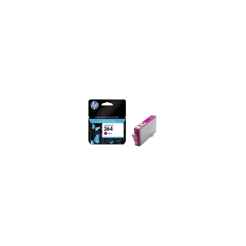 Cartucho tinta hp 364 cb319ee magenta