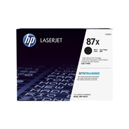 Toner hp 87x cf287x negro 18000