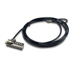 Cable seguridad coneptronic portatiles 1-8m combinacion