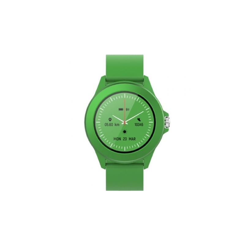 Smartwatch Forever Colorum CW-300- Notificaciones- Frecuencia Cardíaca- Verde