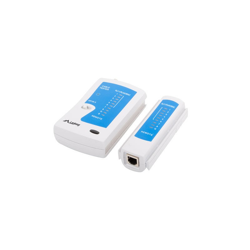 TESTER CABLE LANBERG RJ45 RJ12 RJ11 UTP-FTP-SFTP COAXIAL