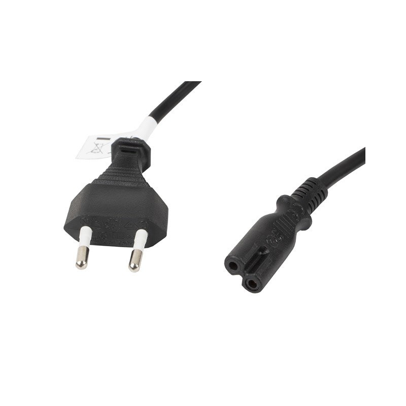 CABLE DE ALIMENTACION LANBERG OCHO CEE 7-16 A IEC320 C7 1-8M