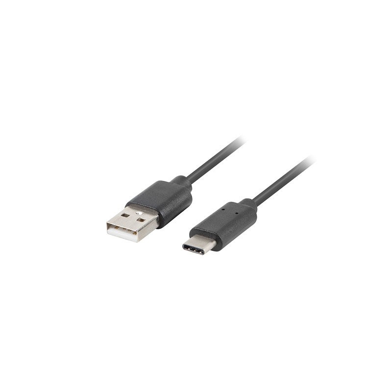CABLE USB LANBERG 3-1 MACHO-USB C MACHO 1M NEGRO