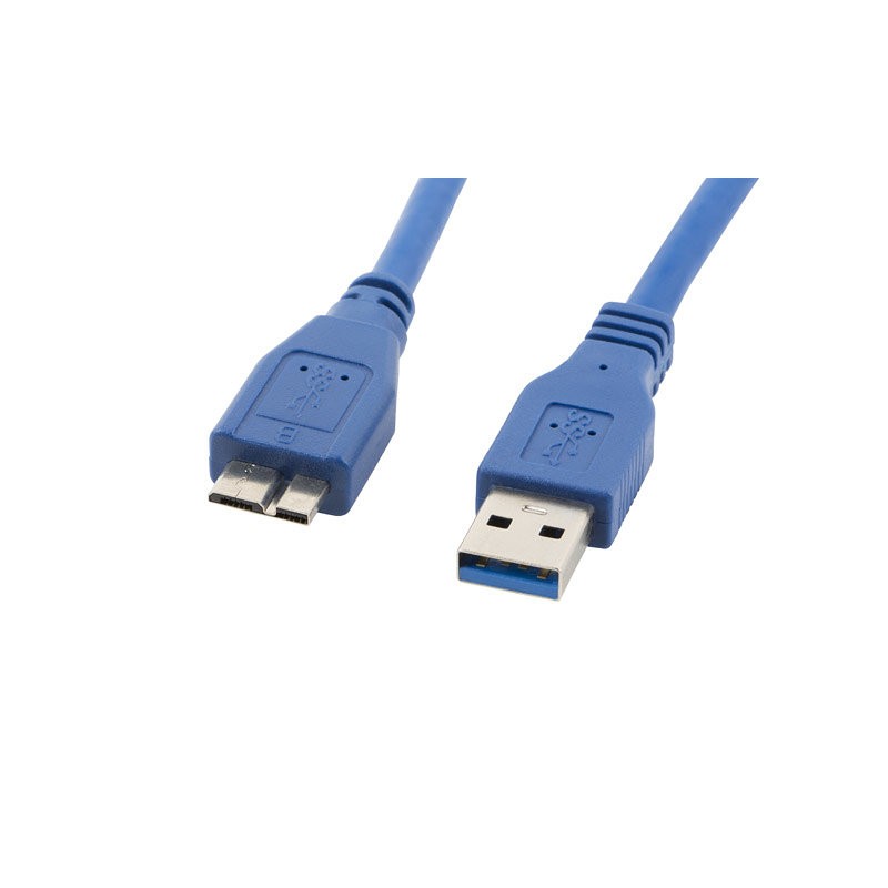 CABLE USB LANBERG 3-0 MACHO-MICRO USB MACHO 0-5M AZUL
