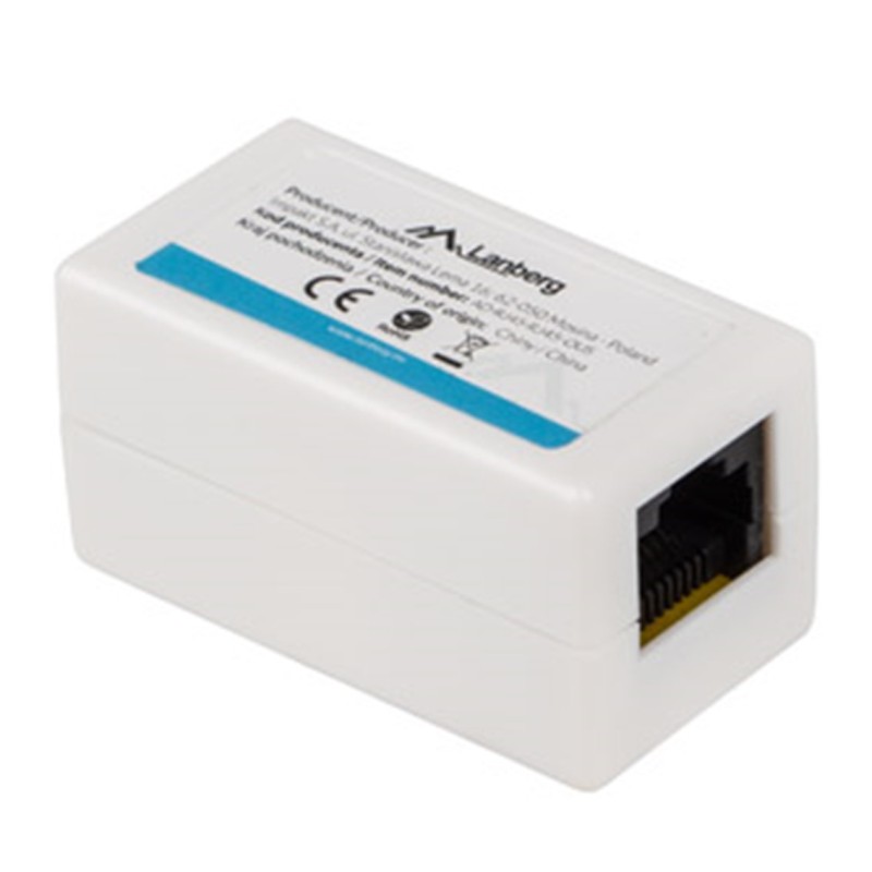 ADAPTADOR CAT6 LANBERG UTP RJ45 HEMBRA-HEMBRA