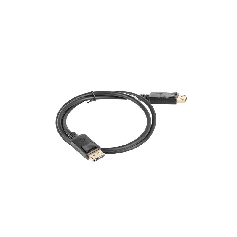 CABLE DISPLAYPORT LANBERG MACHO MACHO 4K 1M NEGRO
