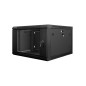 ARMARIO RACK LANBERG 6U 600X600X368 AUTO ENSAMBLADO 19" HASTA 60 KG NEGRO