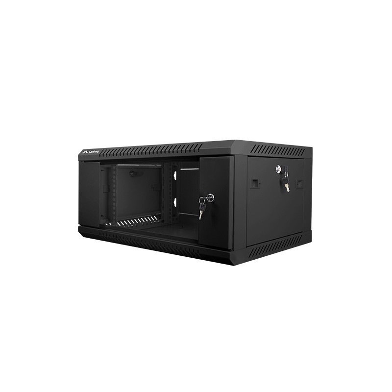 ARMARIO RACK LANBERG 4U 600X450X279 AUTO ENSAMBLADO 19" HASTA 60 KG NEGRO