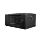 ARMARIO RACK LANBERG 4U 600X450X279 AUTO ENSAMBLADO 19" HASTA 60 KG NEGRO