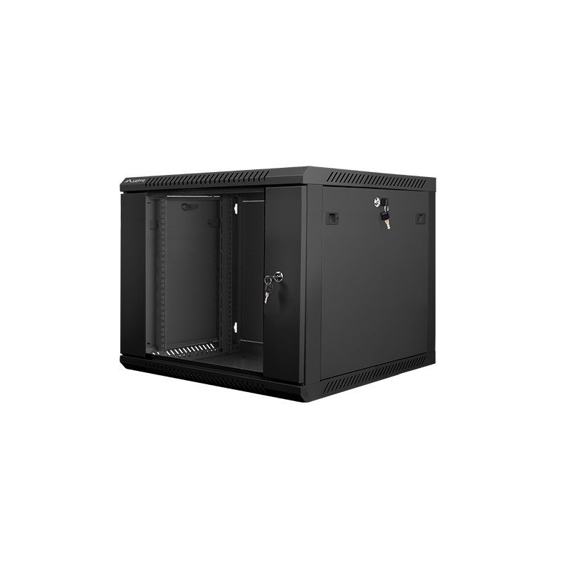 ARMARIO RACK LANBERG 9U 600X600X501 AUTO ENSAMBLADO 19" HASTA 60 KG NEGRO