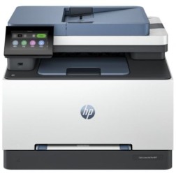 Multifunción Láser Color HP LaserJet Pro MFP 3302FDN Fax- Dúplex- Blanca y Azul