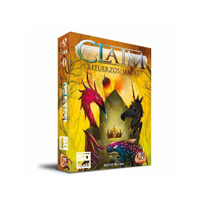 Juego mesa claim refuerzos: mapas pegi