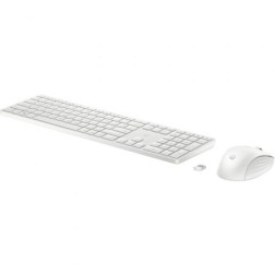 Teclado y Ratón Inalámbricos HP 650- Blanco