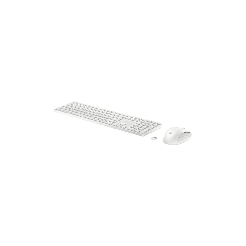 Teclado y Ratón Inalámbricos HP 650- Blanco