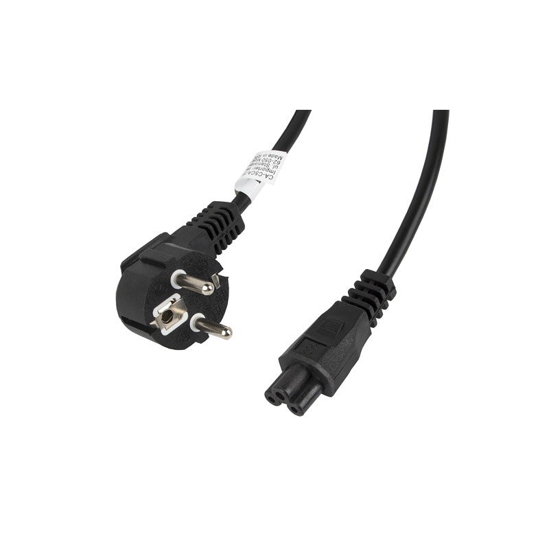 CABLE ALIMENTACION LANBERG VDE CEE 7-7 A IEC 320 C5 3M