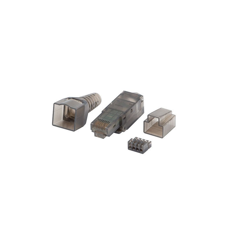 CONECTOR LANBERG RJ45 CAT-6A UTP PLUG 8P8C TOOL-LESS