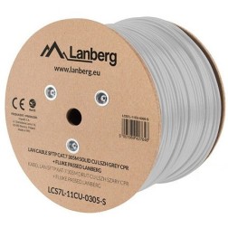 Bobina cat-7 lanberg sftp 305m solid