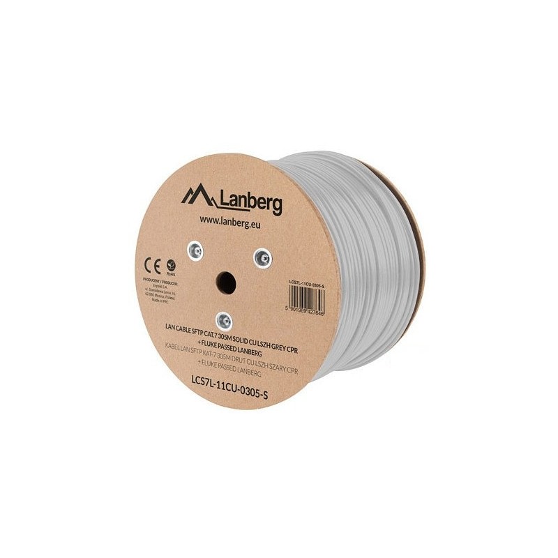 Lanberg LCS7L-11CU-0305-S cable de red Blanco 305 m Cat7 S/FTP (S-STP)