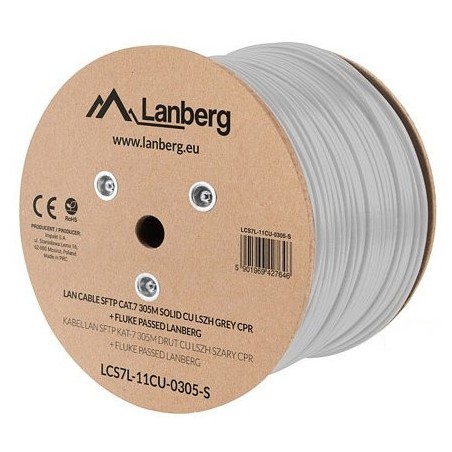 Lanberg LCS7L-11CU-0305-S cable de red Blanco 305 m Cat7 S/FTP (S-STP)