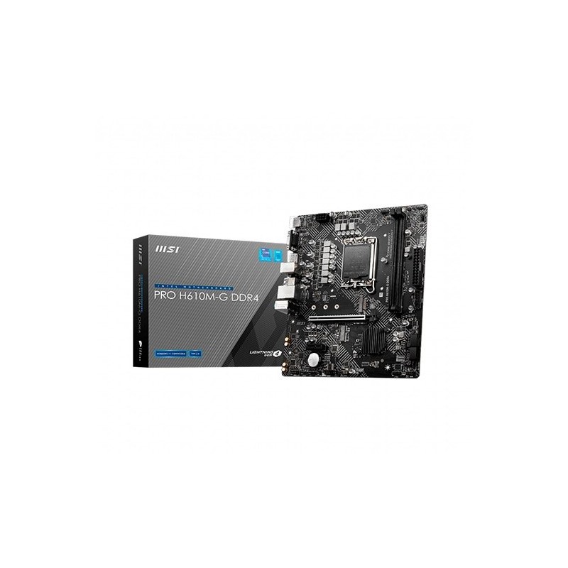 PLACA BASE MSI PRO H610M-G D4 1700 MATX 2XDDR4