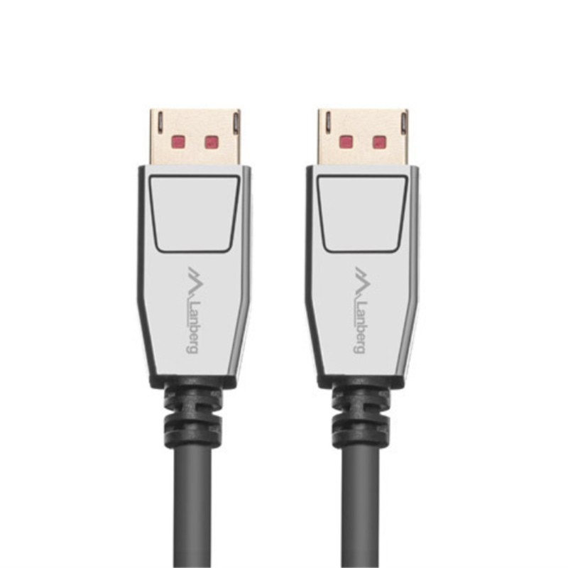 CABLE DISPLAYPORT LANBERG 20 PIN V1-4 8K 1M NEGRO