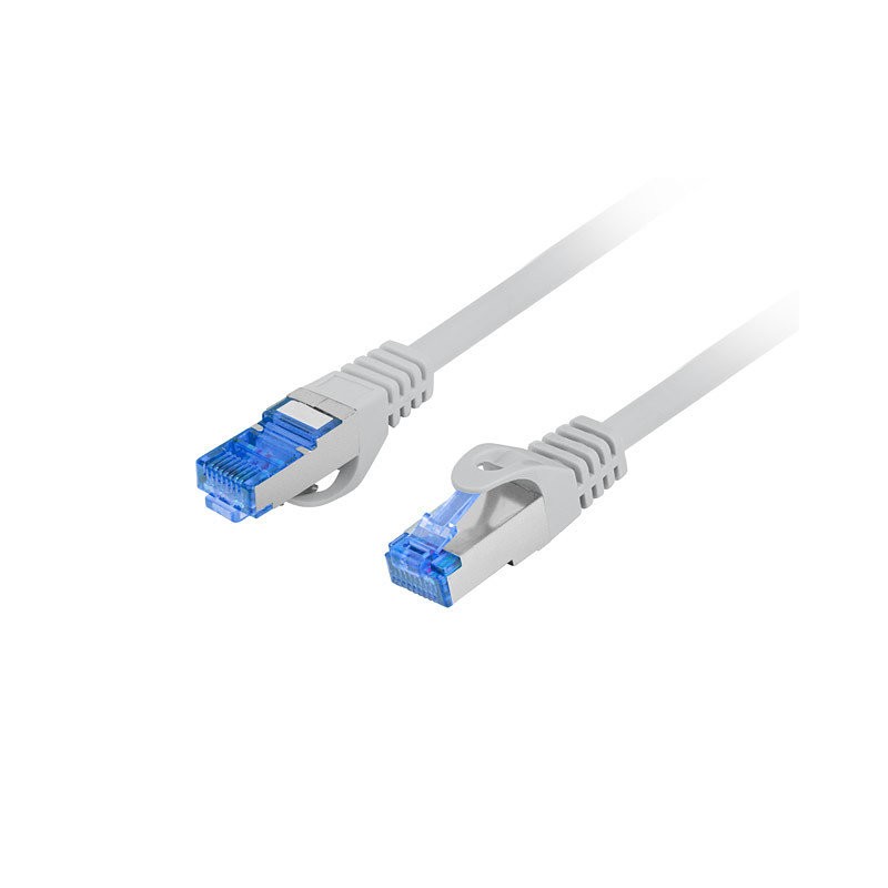 CABLE RED LANBERG LATIGUILLO CAT-6A S-FTP LSZH CCA 1M GRIS FLUKE PASSED