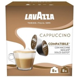 Cápsula Lavazza Cappuccino para cafeteras Dolce Gusto- Caja de 16