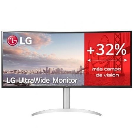 Monitor Profesional Ultrapanorámico LG UltraWide 34WQ650-W 34"- WFHD- Multimedia- Regulable en Altura- Plata y Blanco