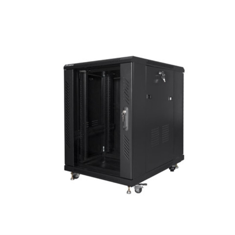 ARMARIO LANBERG RACK 19" 15U 600X800 FLAT PACK BLACK NEGRO