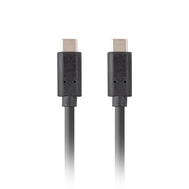 CABLE USB-C LANBERG 3-1 GEN 2 MACHO-MACHO 10GB-S PD100W 1M NEGRO