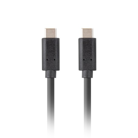 CABLE USB-C LANBERG 3-1 GEN 2 MACHO-MACHO 10GB-S PD100W 1M NEGRO