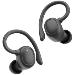 Auriculares Deportivos Bluetooth Muvit iO Smart True Wireless Sport ENC con estuche de carga- Autonomía 6h- Negros