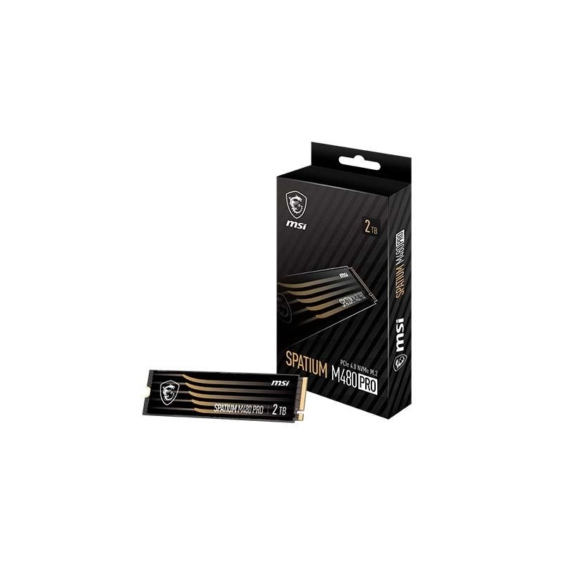 SSD MSI SPATIUM M480 PRO 2TB PCIE4 NVME M2