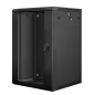 ARMARIO LANBERG MURAL RACK 19" 18U-600X600 FLAT PACK V2 NEGRO