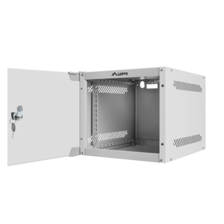 Armario lanberg mural rack 10 pulgadas 4u