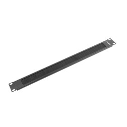 Brush panel lanberg 1u negro 19 pulgadas