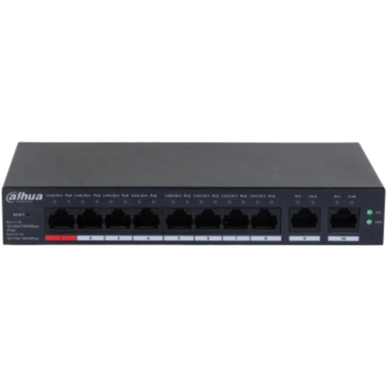 SWITCH CLOUD DAHUA DH-CS4010-8GT-110 GIGABIT SWITCH WITH 8-PORT POE