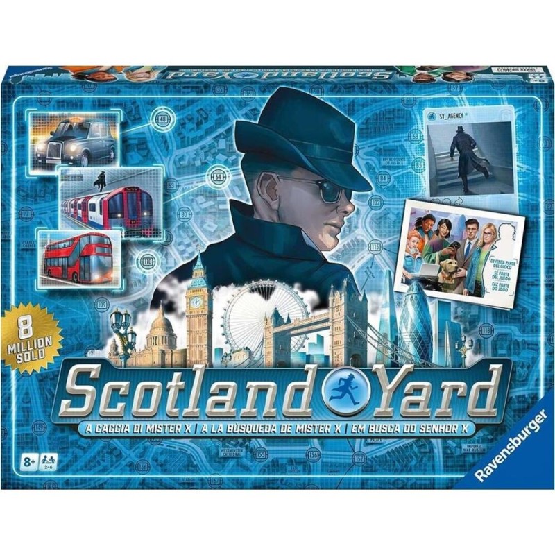 Juego mesa ravensburger scotland yard refresh