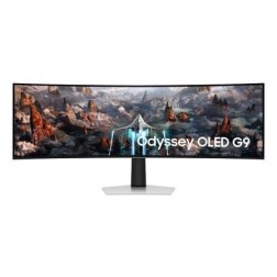 Monitor Gaming Ultrapanorámico Curvo Samsung Odyssey OLED G9 S49CG934SU 49"- Dual QHD- 0-03ms- 240Hz- OLED- Multimedia- Plata