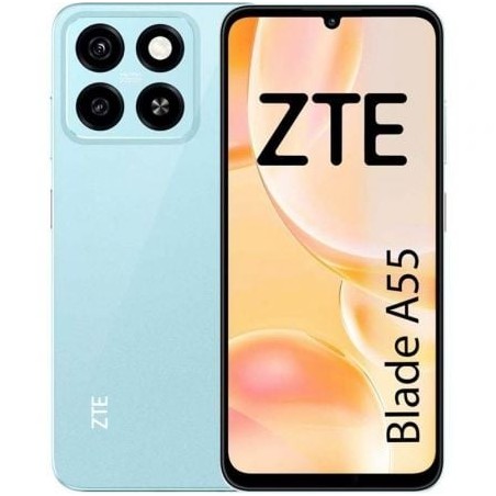 Smartphone ZTE Blade A55 4GB- 64GB- 6-75"- Azul