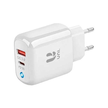 CARGADOR UNICO DUAL USB TIPO(C) Y USB(A) 30W