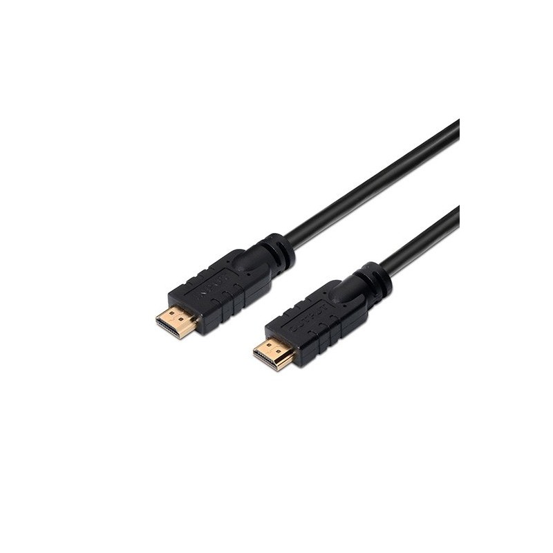 Cable HDMI 2-0 4K Aisens A120-0375- HDMI Macho - HDMI Macho- 25m- Negro