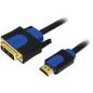 CABLE HDMI-M A DVI-M 3M LOGILINK