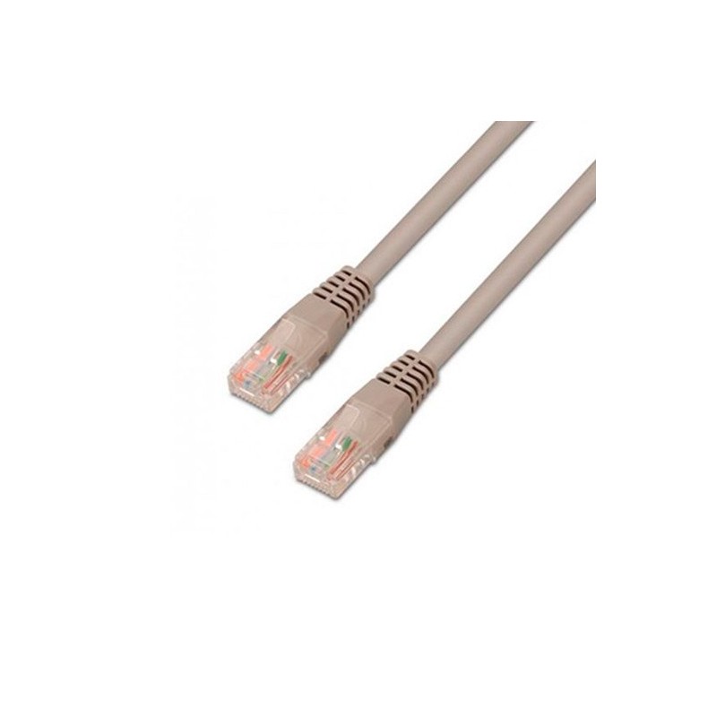 CABLE RED UTP CAT5E RJ45 AISENS 25CM GRIS